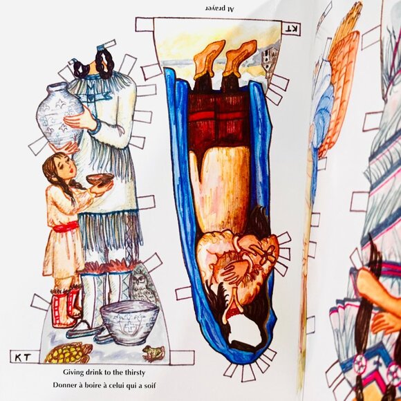 Blessed Kateri Tekakwitha Paper Dolls Book and Story - Uncut (2004) - Picture 7 of 7